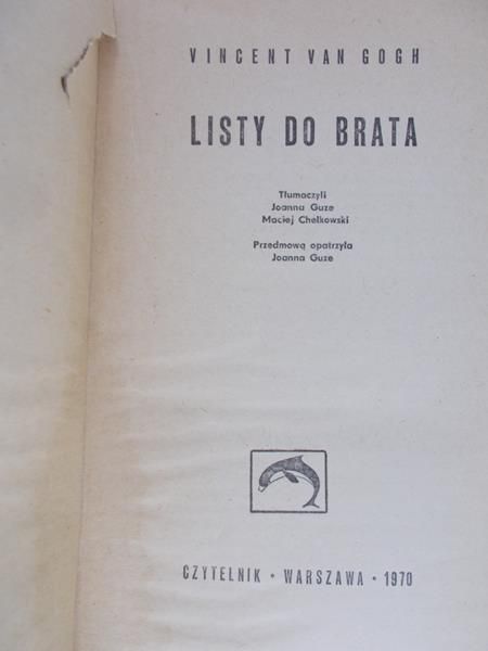 Van Gogh Vincent - Listy do brata