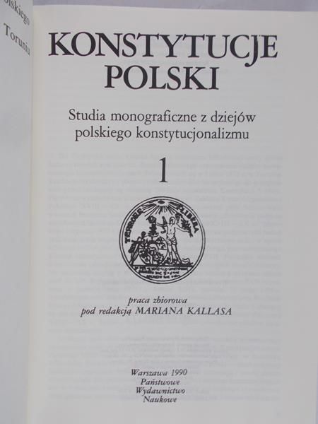 Kallas Marian - Konstytucje Polski I