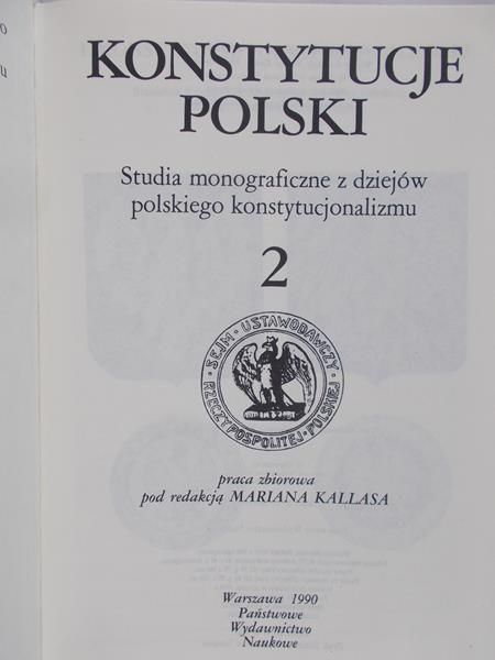 Kallas Marian - Konstytucje Polski II