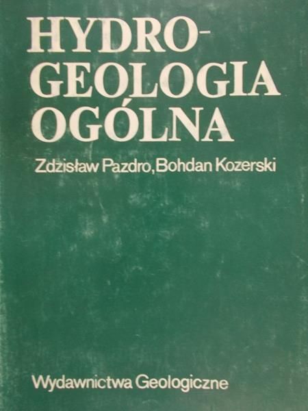 Pazdro Zdzisław - Hydrogeologia ogólna