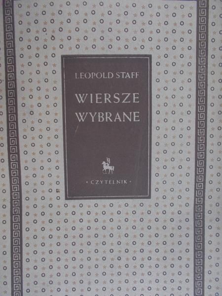 Staff Leopold- Wiersze wybrane, 1946 r.