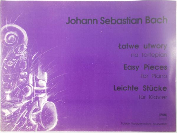 Drzewiecki Zbigniew - Johann Sebastian Bach. Łatwe utwory na fortepian