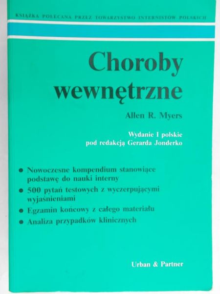 Myers Allen R. - Choroby wewnętrzne