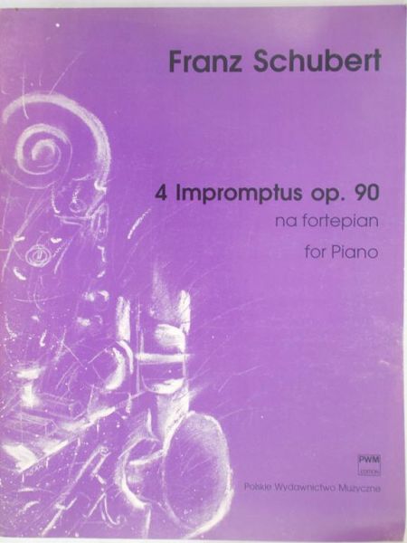 Schubert Franz - 4 Impromptus op. 90 na fortepian