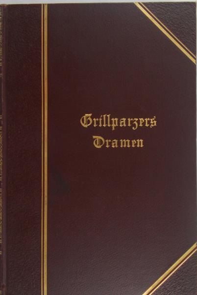 Grillparzers dramen, 1890 r.