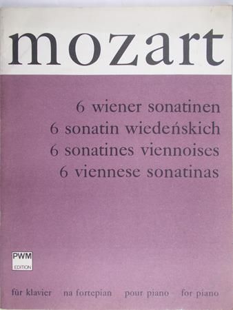Mozart Wolfgang Amadeus - 6 sonatin wiedeńskich