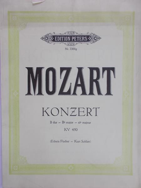 Konzert, Nuty