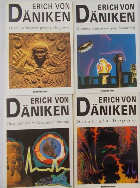 Daniken von Erich - Dzień, w którym przybyli bogowie / Strategia bogów / Oczy Sfinksa * Tajemnice piramid / Kosmiczne miasta w epoce kamiennej