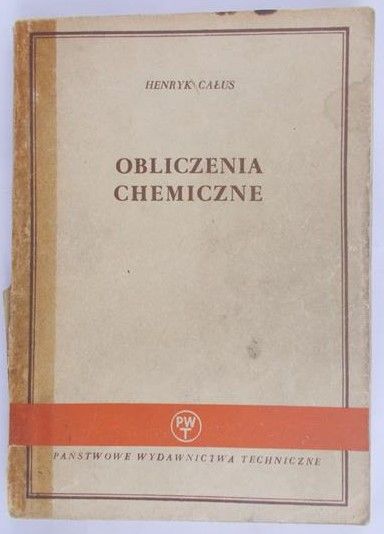Całus Henryk - Obliczenia chemiczne