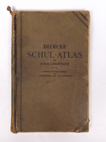 Diercke C.,   - Diercke Schul-Atlas, 1907 r.