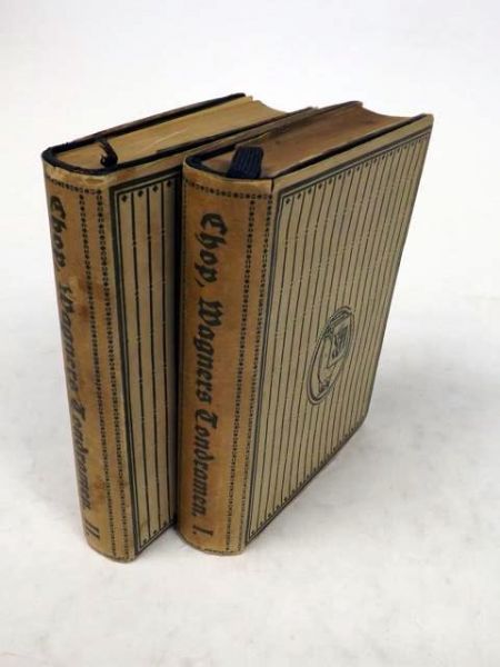 Max Chop - Erläuterungen zu rich Wagners Tondramen, Band I, II, c.a. 1900 r.