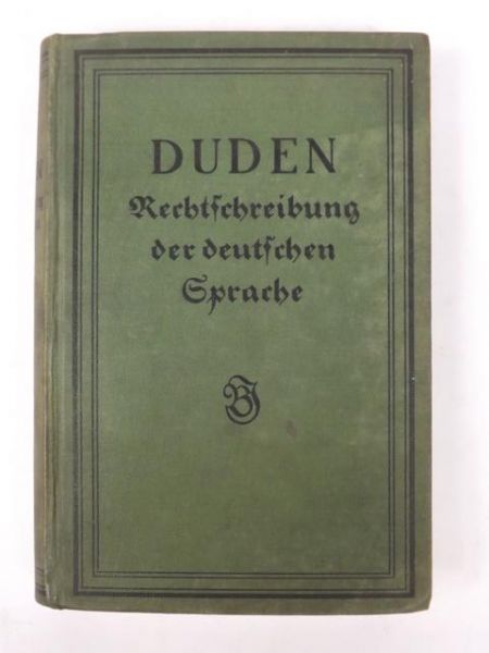 Duden K.,   - Duden, Rechtschreibung der deutschen Sprache und der Fremdwörter, 1926 r.