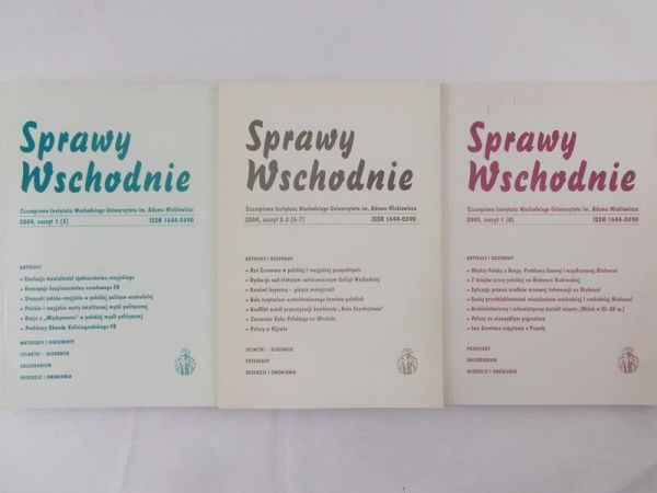 Kotlarski Grzegorz (red.) - Sprawy Wschodnie (zestaw 3 książek)