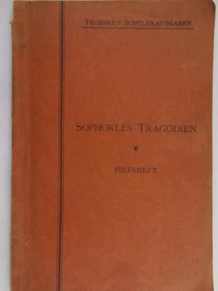 Conradt Carl - Sophokles Tragodien, 1896 r.