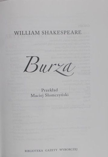 Shakespeare William -Burza, płyta DVD