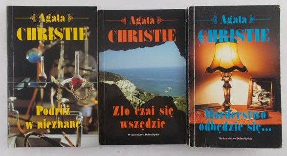 Christie Agatha - Morderstwo odbędzie się .../ Zło czai się wszędzie / Podróż w nieznane