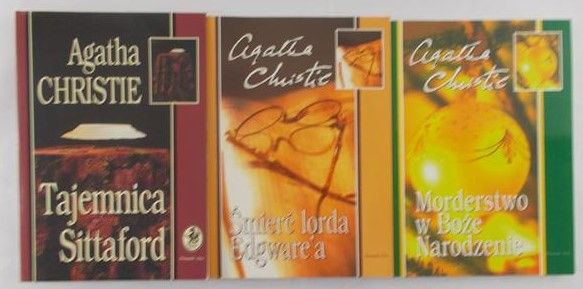 Christie Agatha - Śmierć lorda Edgware'a / Tajemnica Sittaford / Morderstwo w Boże Narodzenie