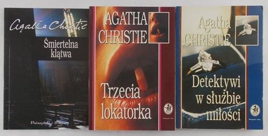 Christie Agatha  - Detektywi w służbie miłości / Trzecia lokatorka / Śmiertelna klątwa