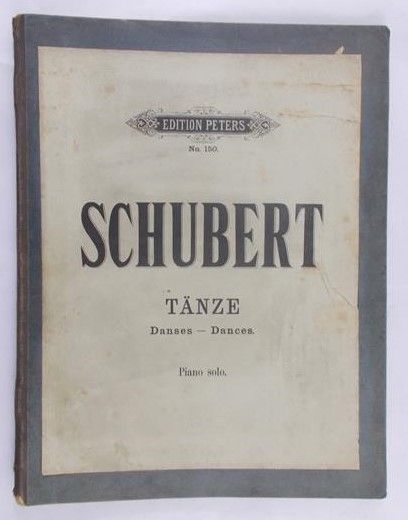 Schubert Franz - Sammtliche Tanze fur pianoforte solo