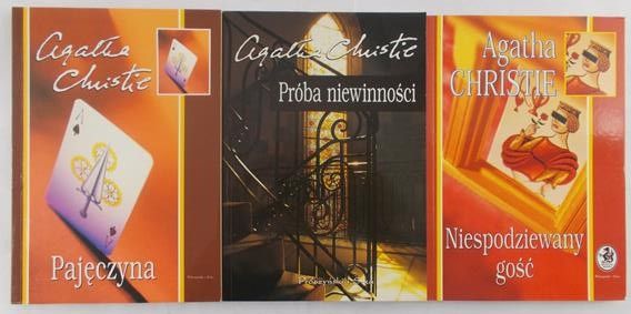 Christie Agata - Niespodziewany gość, Pajęczyna, Próba niewinności