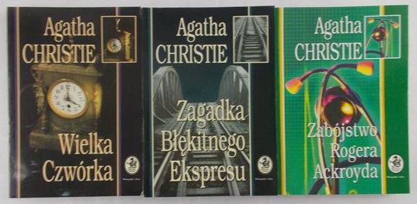 Christie Agata - Zabójstwo Rogera Ackroyda, Wielka Czwórka, Zagadka Błękitnego Ekspresu,