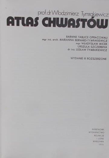 Tymrakiewicz Włodzimierz - Atlas chwastów