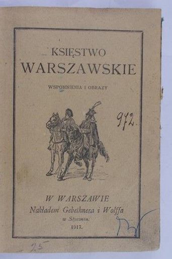 Oppman Artur - Księstwo Warszawskie, 1917 r.
