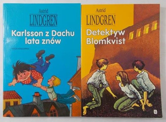 Lindgren Astrid - Detektyw Blomkvist/Karlsson z dachu lata znów