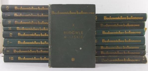 Kaufman Stefan - Budownictwo betonowe, 16 książek