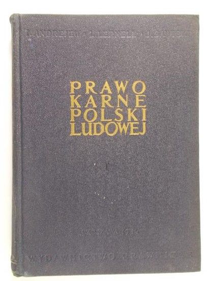 Andrejew I. - Prawo karne Polski Ludowej