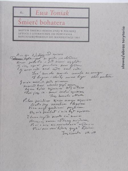 Toniak Ewa - Śmierć bohatera