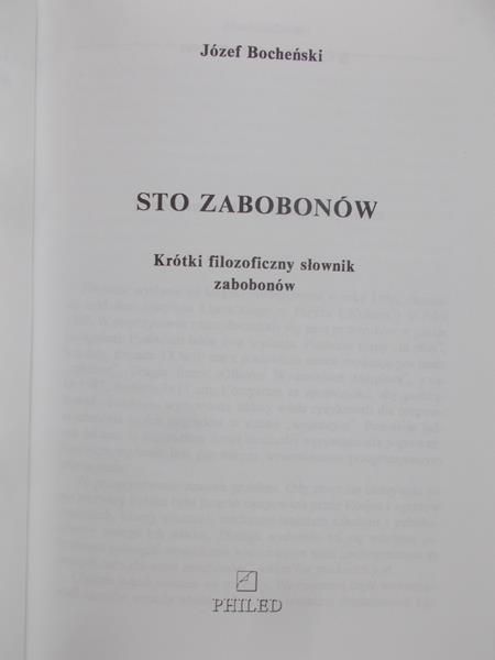 Bocheński Józef - Sto zabobonów