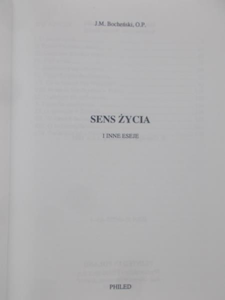 Bocheński J.M. - Sens życia