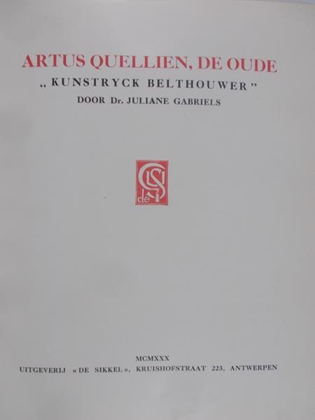 Gabriels Juliane - Artus Quellien, de oude. 1930 r.