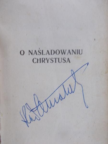 Tomasz a Kempis - O naśladowaniu Chrystusa, 1922 r