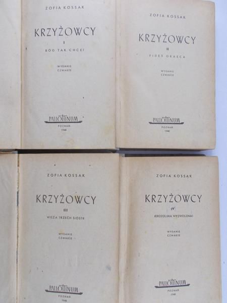 Kossak Zofia - Krzyżowcy, cz. I-IV, 1948r.