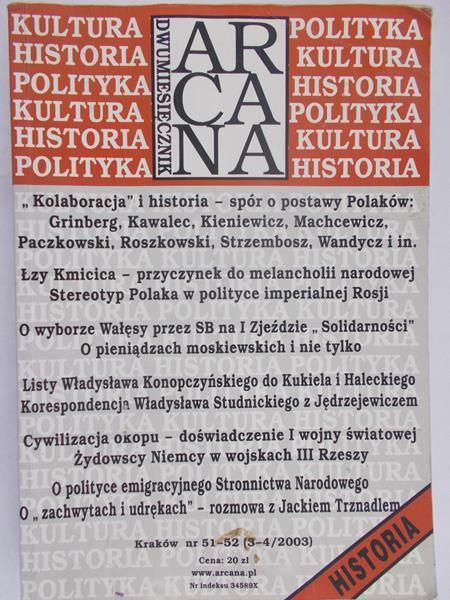 Dawidowicz Zuzanna (red.) - Dwumiesięcznik Arcana nr 51-52