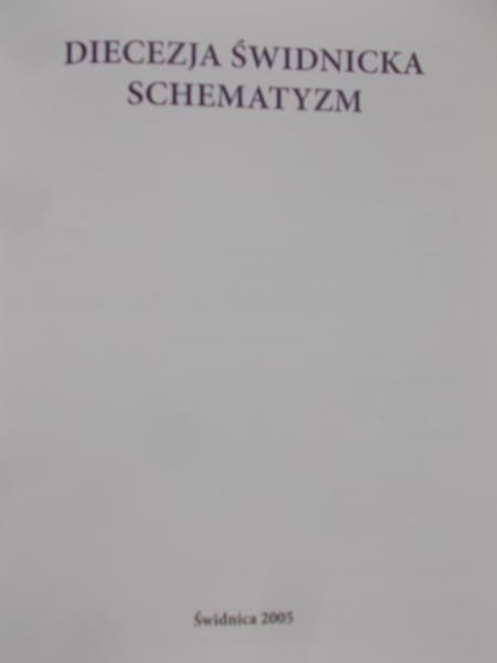 Bałabuch Adam - Schematyzm diecezji świdnickiej