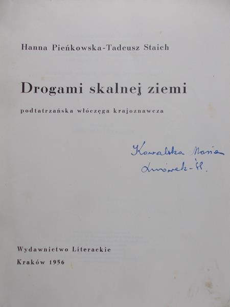 Pieńkowska H. - Drogami skalnej ziemi