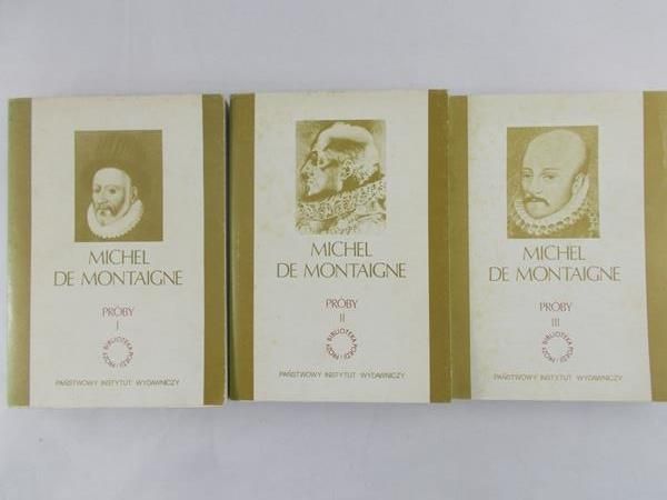 Montaigne Michel de - Próby, t. I-III