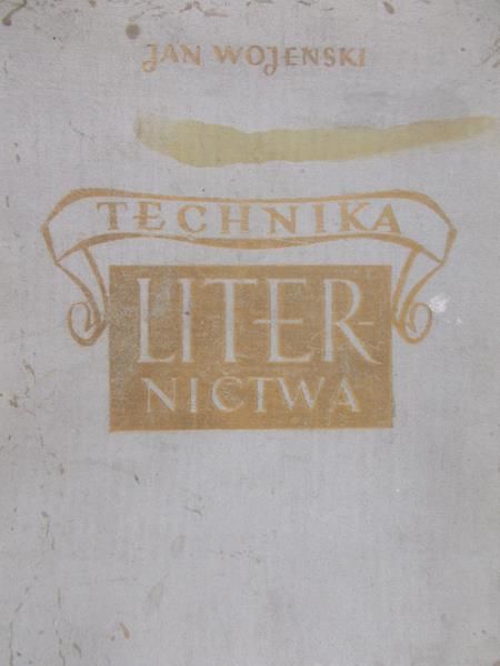 Wojeński Jan - Technika liternictwa