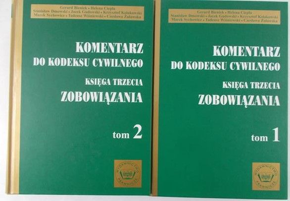 Bieniek Gerard (red.) - Komentarz do Kodeksu Cywilnego. Księga trzecia, t. I-II