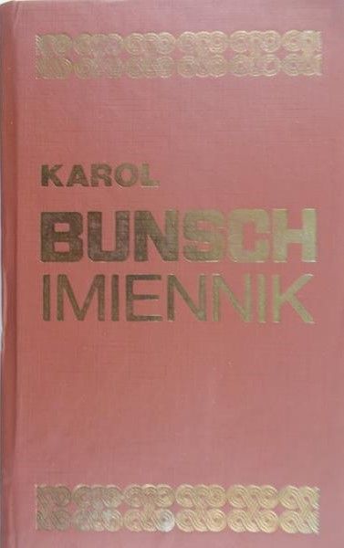 Bunsch Karol - Imiennik