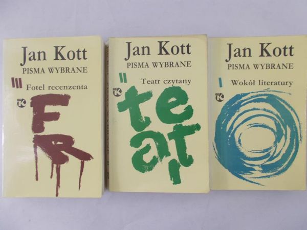 Kott Jan - Wokół literatury/ Teatr czytany/  Fotel recenzenta