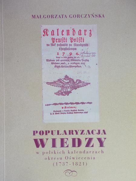 Gorczyńska Małgorzata - Popularyzacja Wiedzy