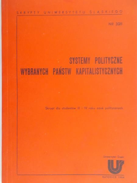 Dobrowolski Piotr - Systemy polityczne wybranych państw kapitalistycznych