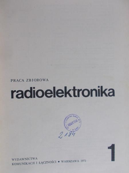 Niemcewicz Leonard  - Radioelektronika