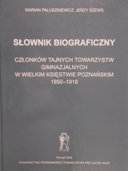 Paluszkiewicz Marian - Słownik biograficzny