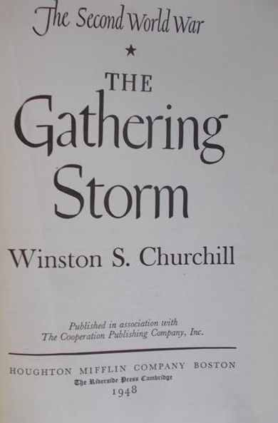 Churchill Winston S. - The Gathering Storm, 1948 r.