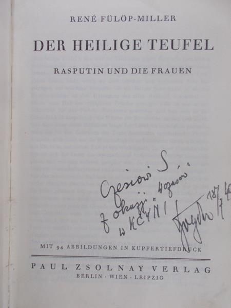 Miller-Fulop Rene - Der Heilige Teufel, 1927 r.